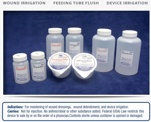 Nurse Assist Sterile Normal Saline for Irrigation - 250mL