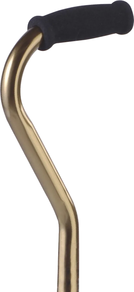 Alex Orthopedic Offset Handle Cane Bronze