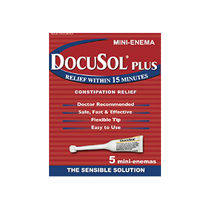 Alliance Labs DocuSol Plus Constipation Relief Mini Enemas 5 Count