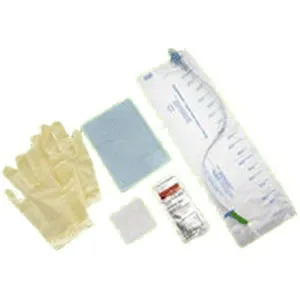 Teleflex MMG Closed System Intermittent Catheter Kit, Female, Straight, 6Fr