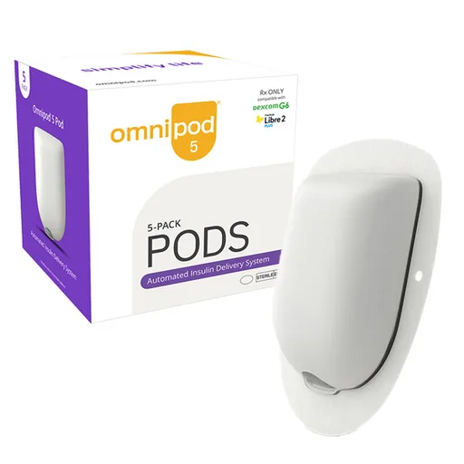 Omnipod 5 Libre2Plus G6 Pods (Gen 5), 5 Count