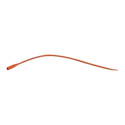 Amsino AMSure Red Rubber Urethral Catheter, Male, 12Fr OD, 16"