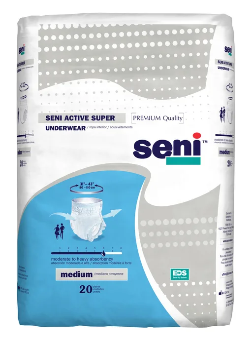 TZMO Seni Active Super Pull-On Underwear, Medium