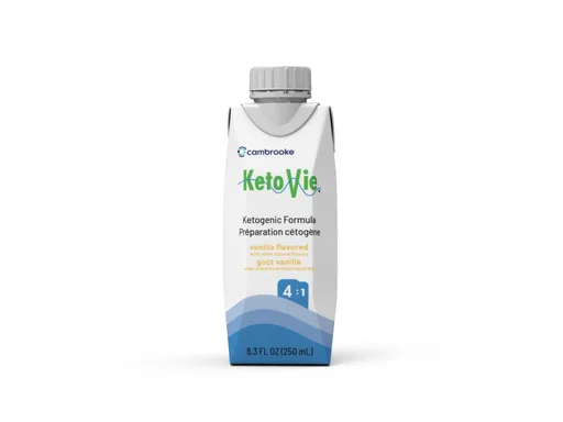 KetoVie 4:1 Ready To Drink Nutritionally Complete Ketogenic Formula 8.3 oz, Vanilla