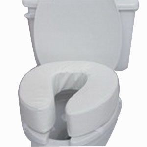 Briggs Toilet Seat Cushion with Velcro Straps, 4", Vinyl, Standard, Comfort