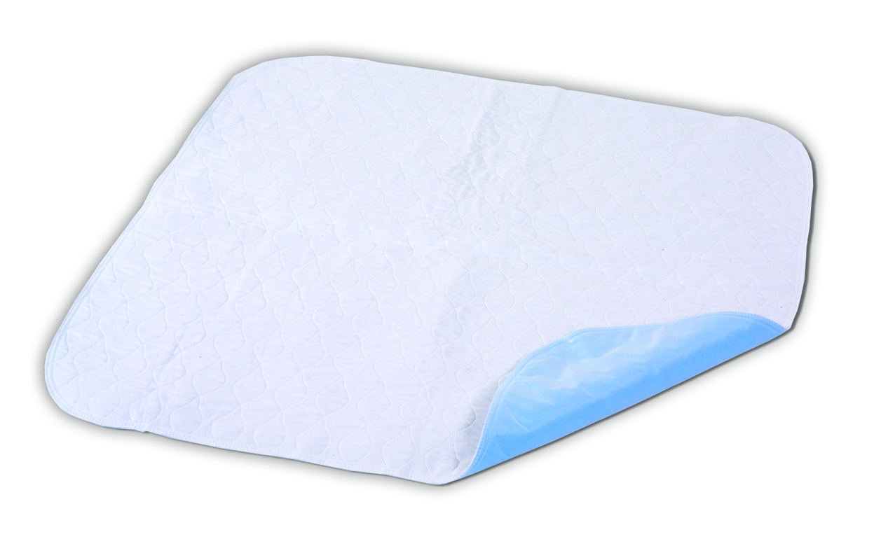 Essential Medical Supply Quik-Sorb™ Brushed Polyester Reusable Underpad 34" x 35", White, Waterproof