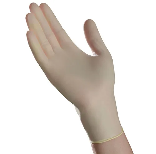 Ambitex Vinyl Supreme XP Exam Gloves - Small, Cream