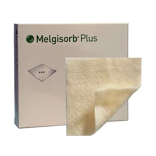 Molnlycke Melgisorb Plus Absorbent Calcium Alginate Dressing 4" x 8"
