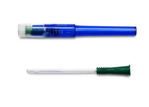 Cure Twist Female Intermittent Catheter, 6” Straight Tip, 14 FR