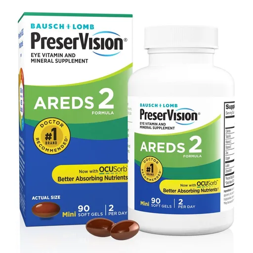 PreserVision AREDS 2 Formula Vitamin & Mineral Supplement Soft Gels, 90 ct