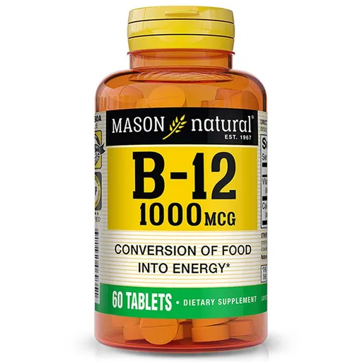 Mason Natural B-12, 1000mg, 60 Tablets