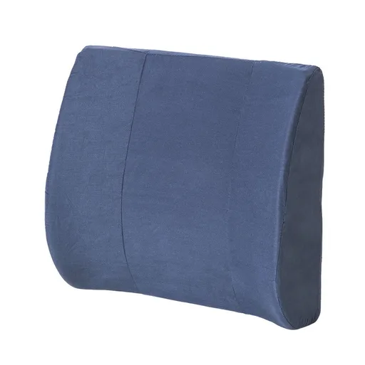 Essential Medical Supply Lumbar Cushion with Strap, Navy