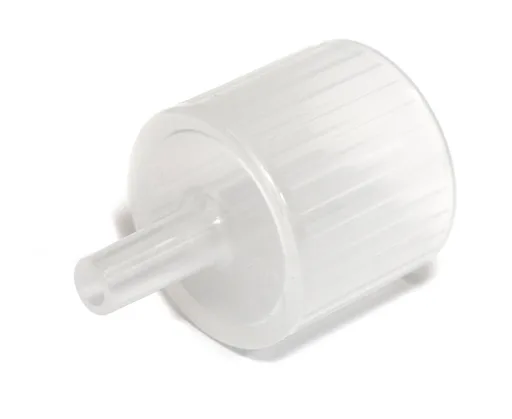 Intersurgical Straight Connector, 22mm I.D. - 6mm Oxygen Stem