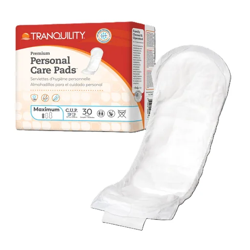 Tranquility Premium Personal Care Pads, Maximum