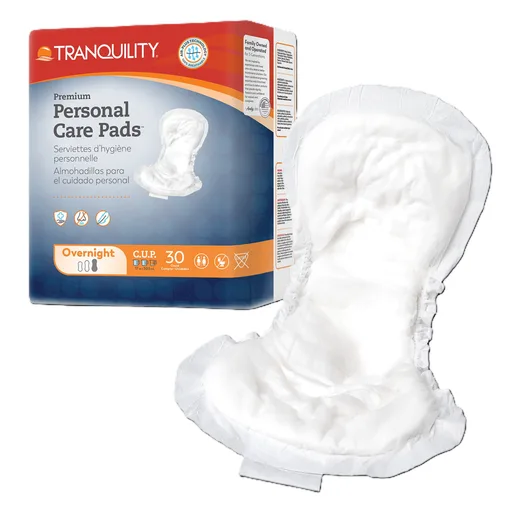 Tranquility Premium Personal Care Pads, Overnight